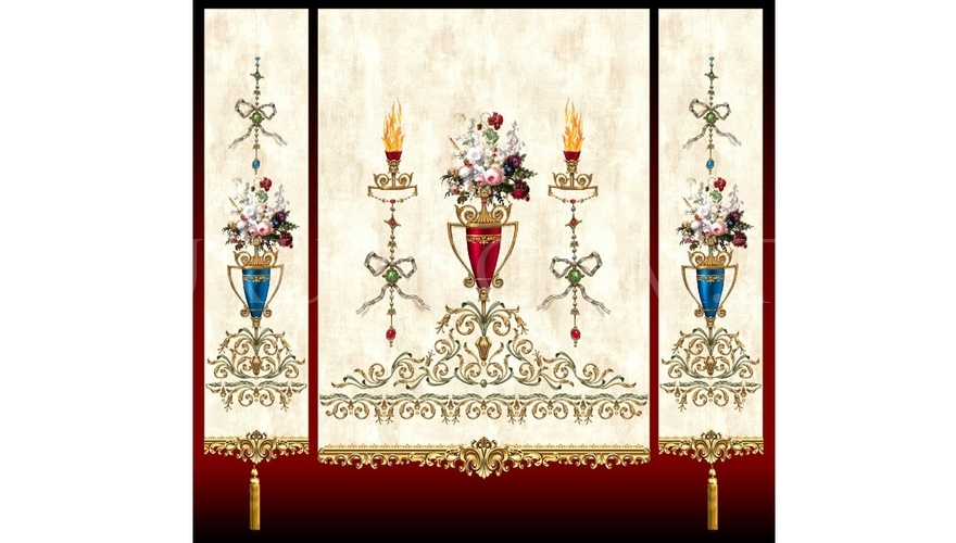 Cartago Classic Curtain Model - 1084