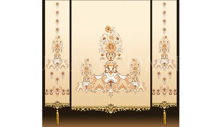 Cavalos Classic Curtain Model - 1084