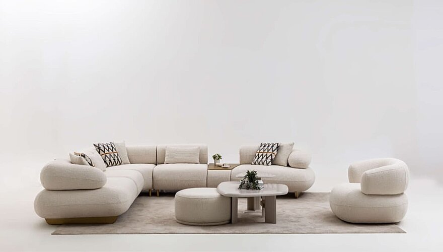 Celinea Modern Köşe Koltuk Takımı - 4