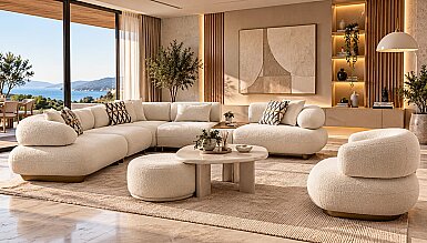 Celinea Modern Köşe Koltuk Takımı - 1192