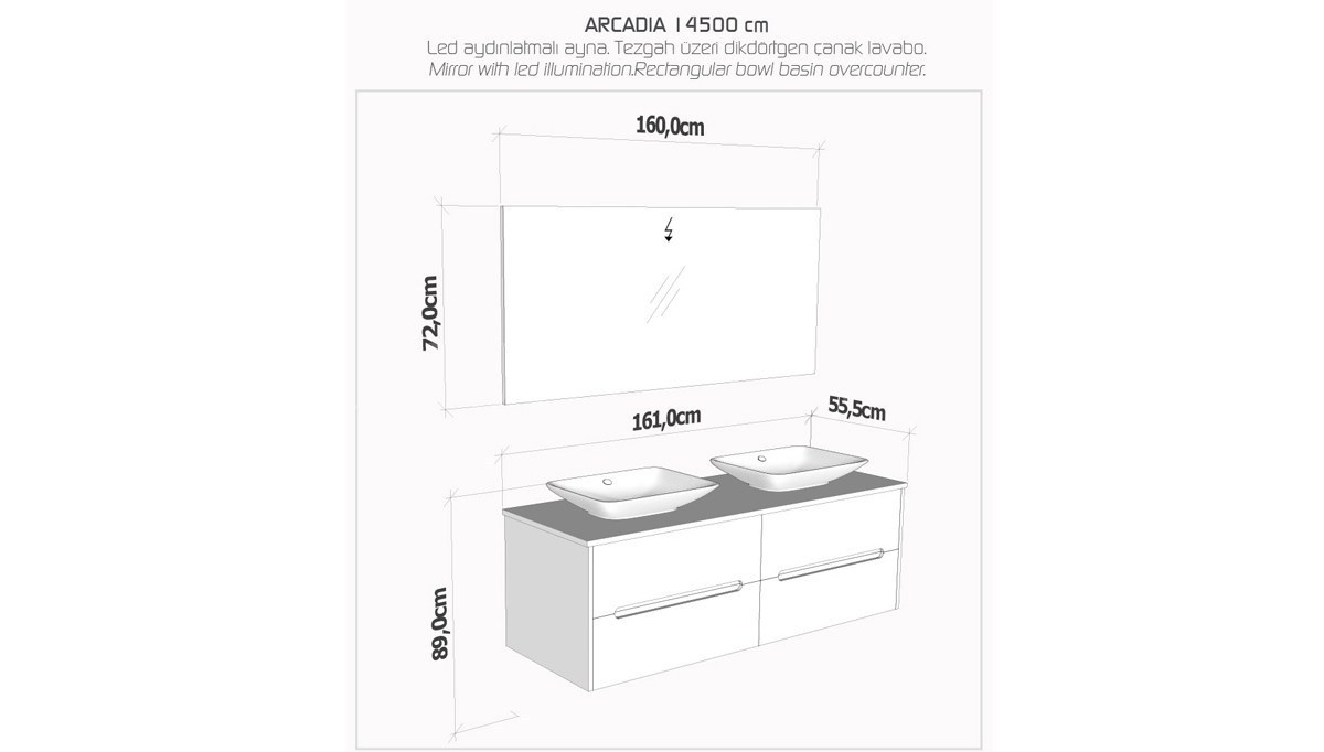 Cemsama Bathroom Set - 4