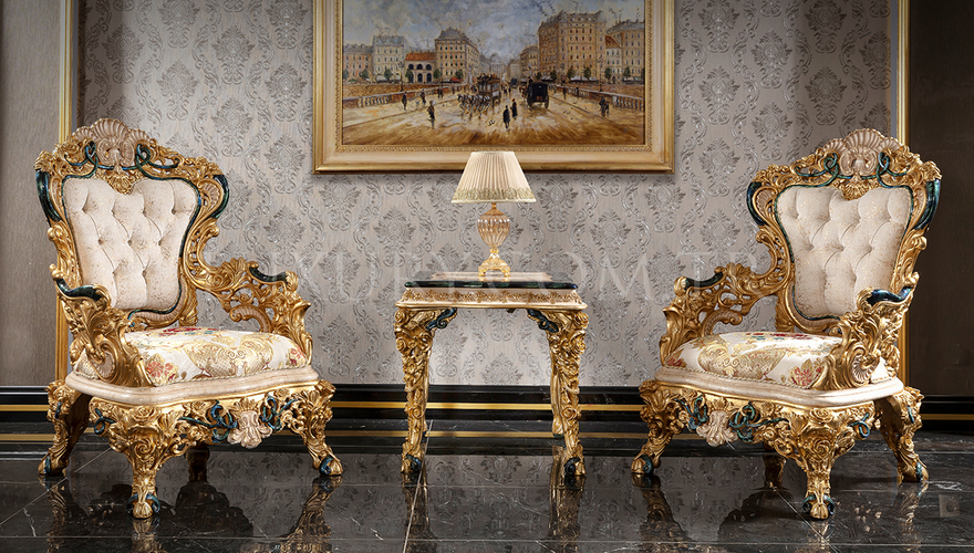 Çırağan Classic Sofa Set - 4