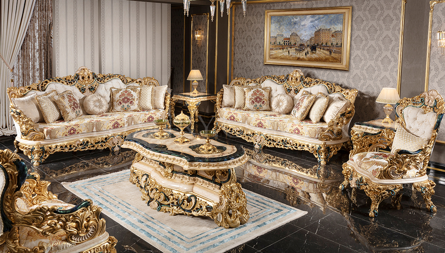 Çırağan Classic Sofa Set - 1124