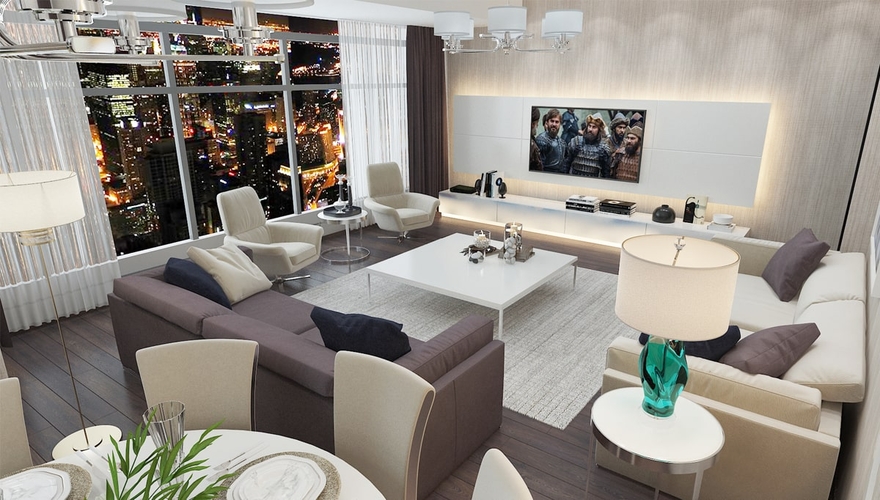 1140 - Clara Salon Dekorasyonu Projesi