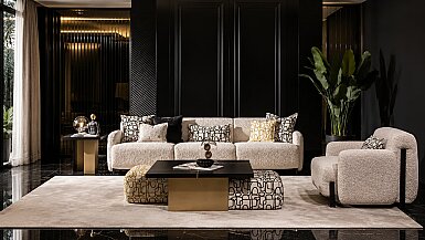 Cortina Bej Modern Koltuk Takımı - 1182