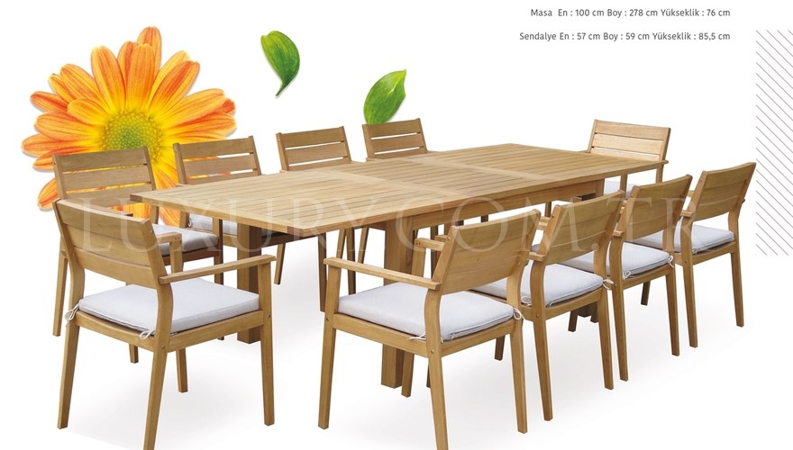 Cruz Garden Table Set - 1064