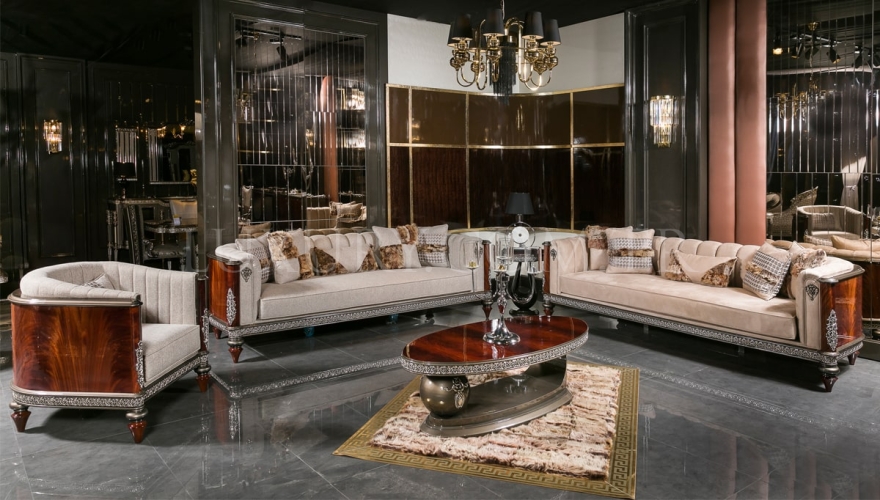 Delato Classic Sofa Set - 1