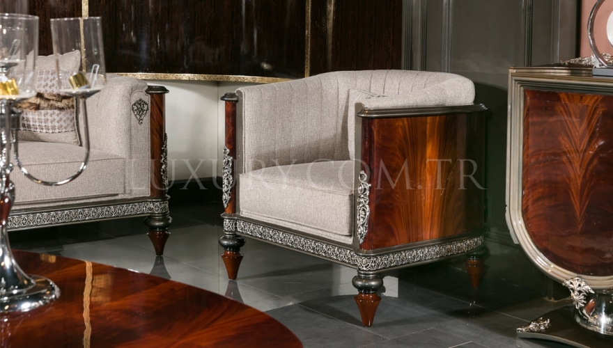 Delato Classic Sofa Set - 5