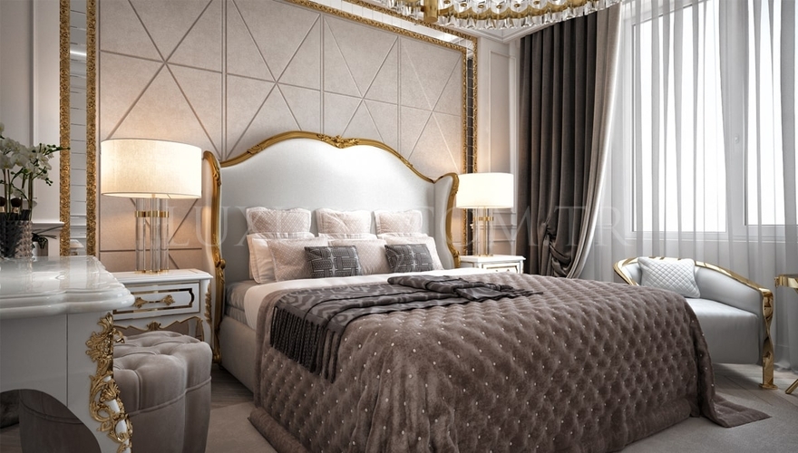 Delfina Спальня Mobilyası Dekorasyonu - 1140