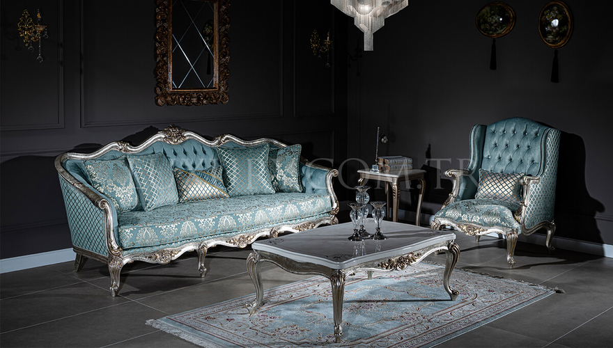 Dilşah Classic Black Living Room - 16