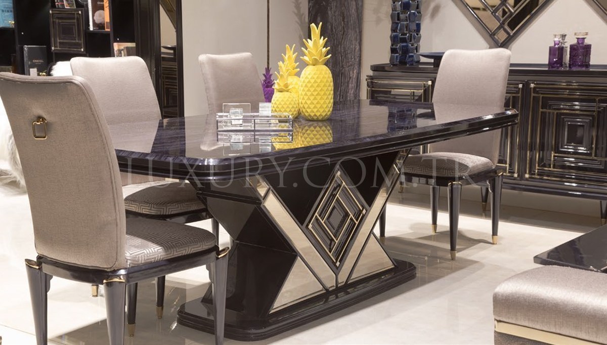 Diore Metal Dining Room - 12