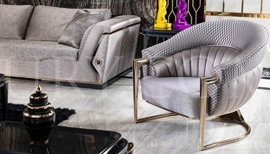 Diore Metal Sofa Set - 4