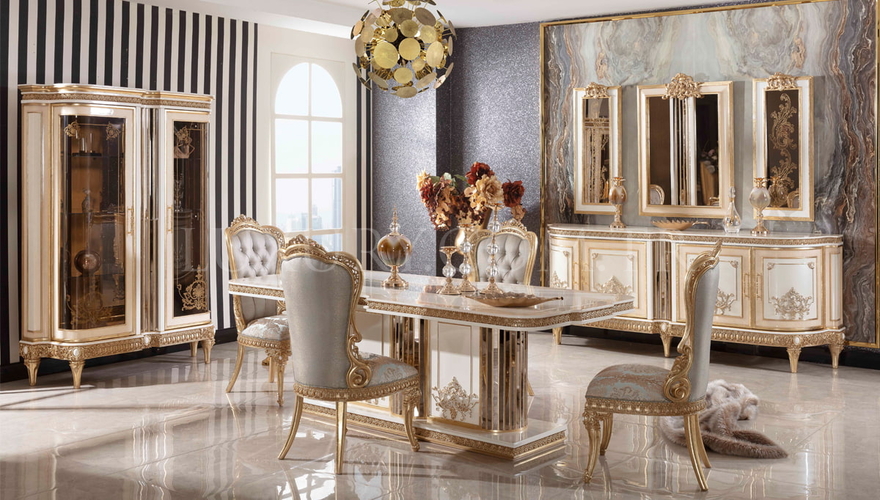 Dominika Krem Classic Dining Room - 1128