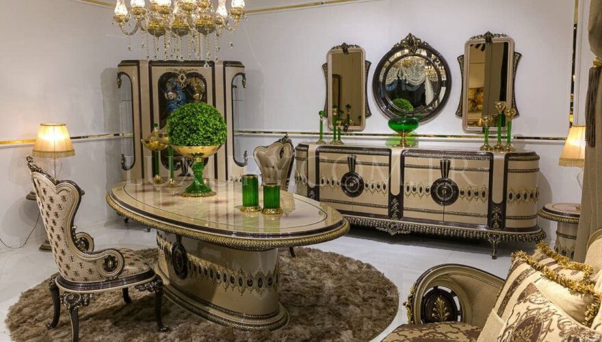 Estellia Royal Desenli Yemek Odası - 1