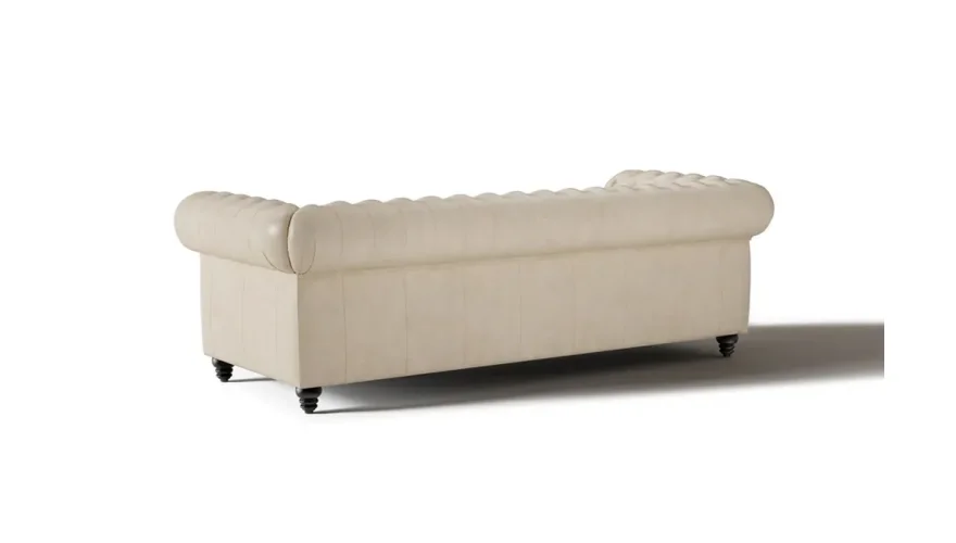 Edmon White Chester Sofa Set - 7