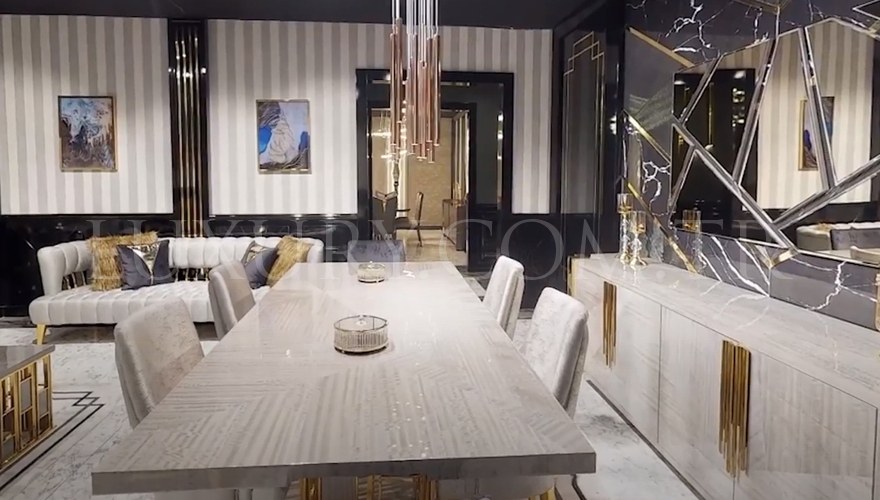 Edmonton Luxury Yemek Odası - 10