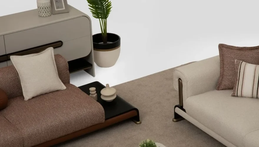 Elano Modern Sofa Set - 3