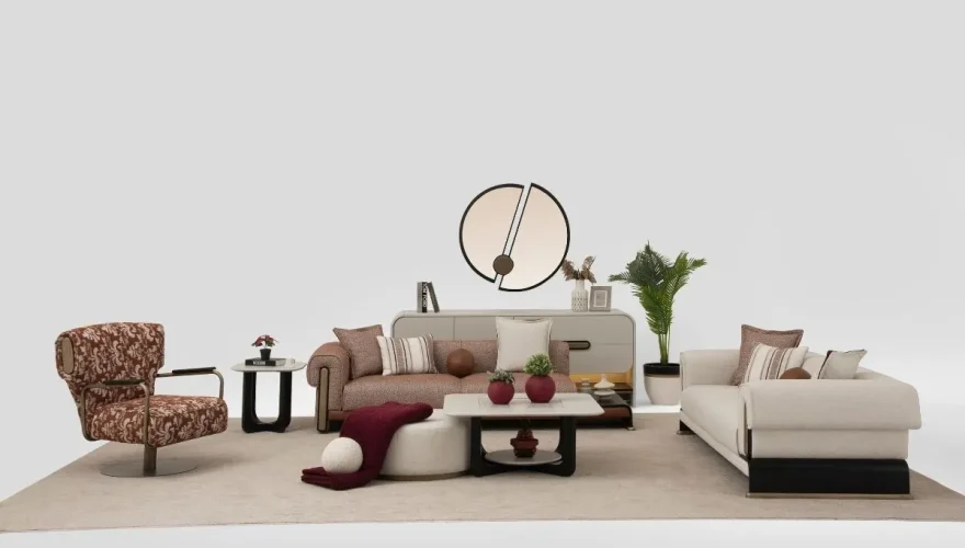 Elano Modern Sofa Set - 1