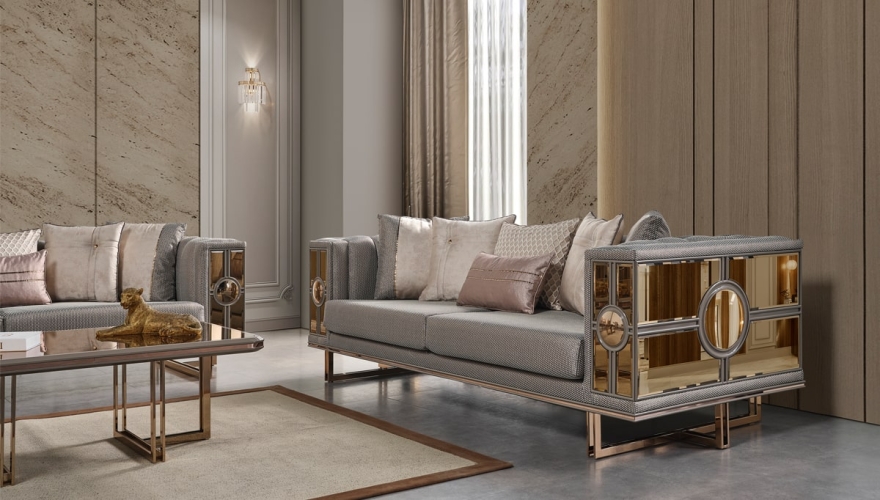 Elara Modern Sofa Set - 3