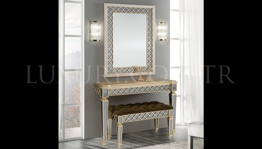Elfida MirroKırmızı Dresser Takımı - 824