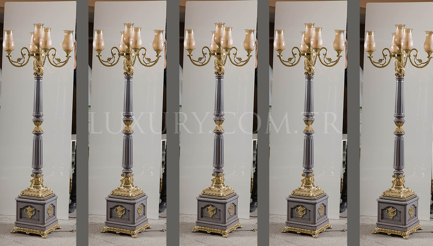 Elit Deniz Ayaklı Bronz Chandelier - 1050
