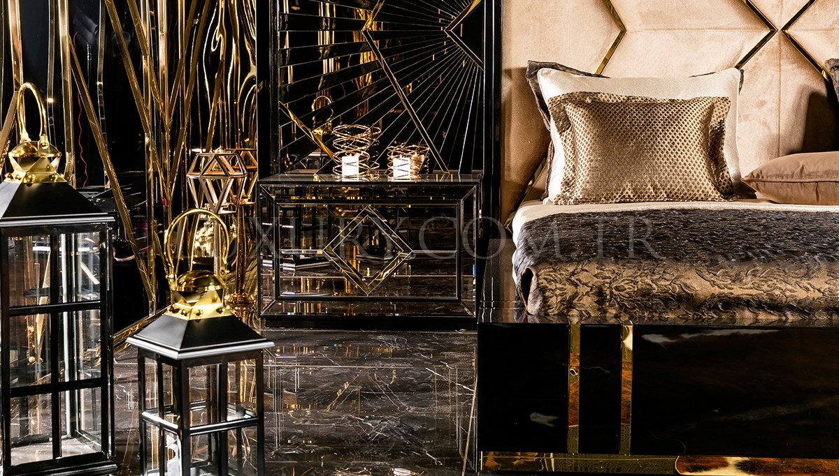 Elita Lake Metal Yatak Odası Luxury Mobilya