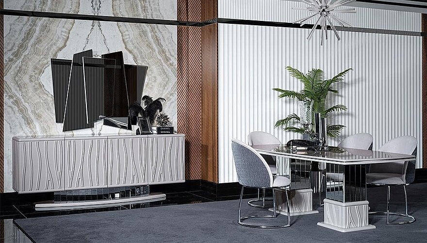 Elodie Modern Yemek Odası - 5