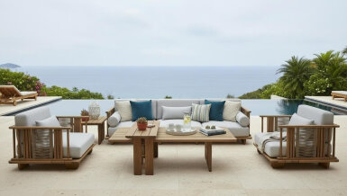 Elora Ahşap Bahçe Koltuk Takımı - 1179