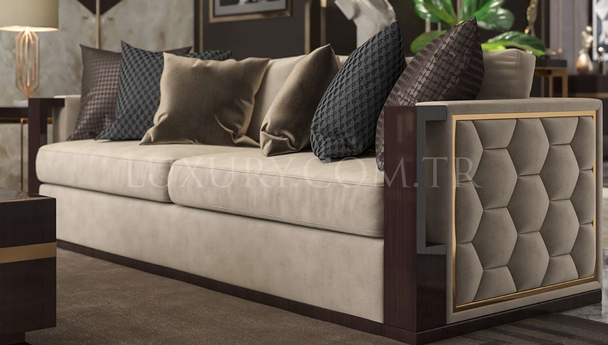 Elsium Luxury Sofa Set - 5