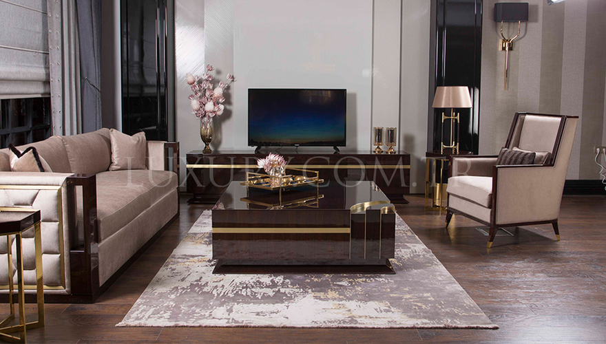 Elsium Luxury Sofa Set - 3