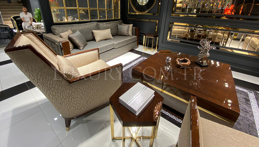 Elsium Luxury Sofa Set - 27