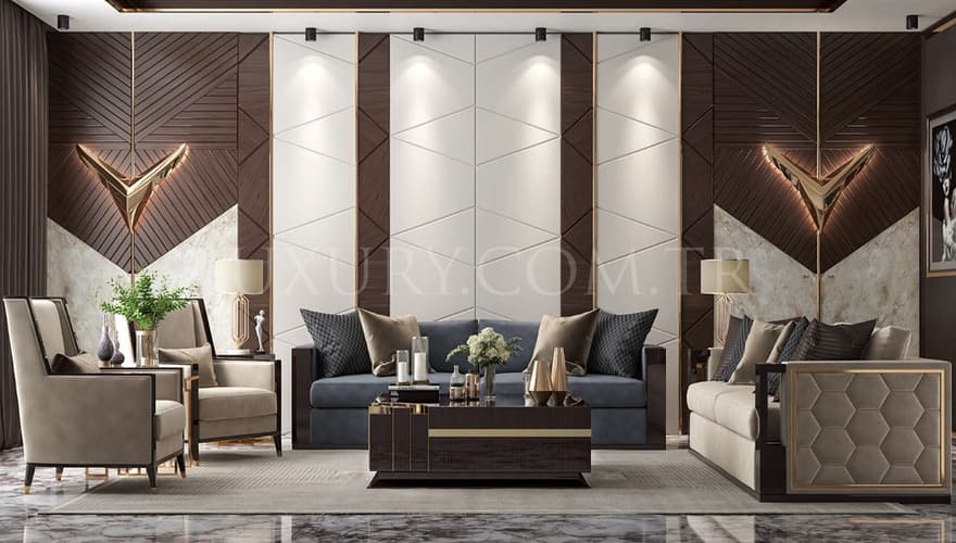Elsium Luxury Sofa Set - 1