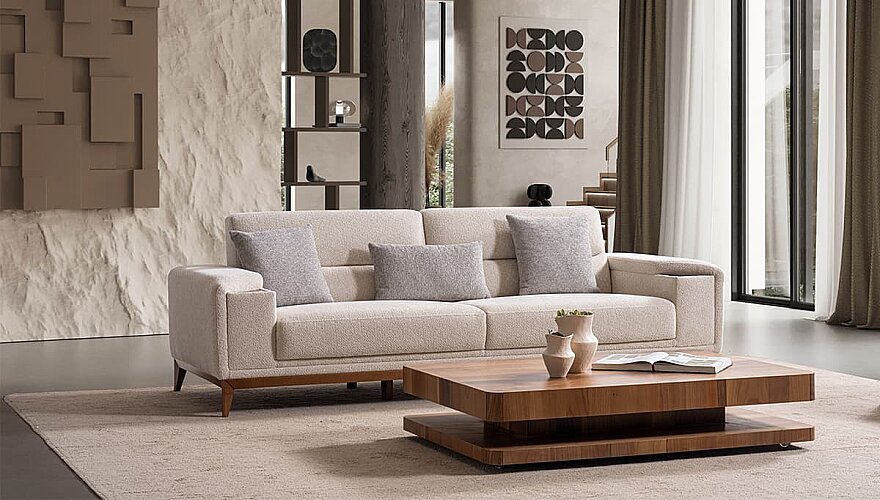 Emirgan Metal Detaylı Koltuk Takımı - 5