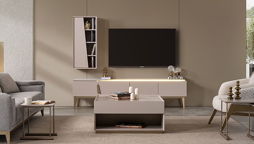Emirgan Metal Detaylı Koltuk Takımı - 6
