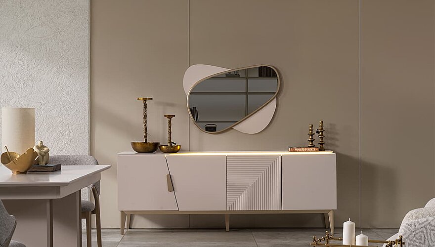 Emirgan Metal Detaylı Yemek Odası - 4