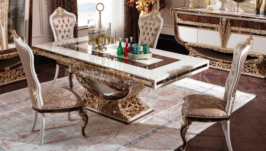 Eritre Bronz Classic Dining Room - 6