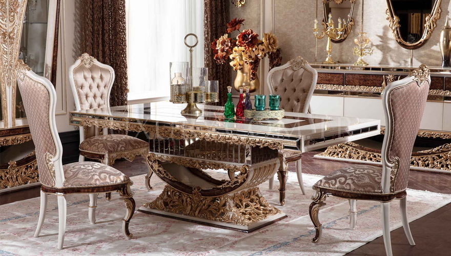 Eritre Bronz Classic Dining Room - 5