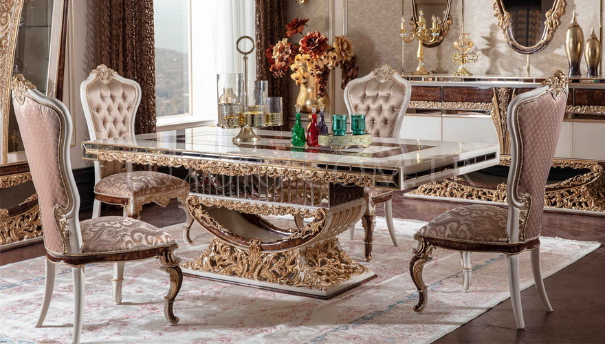 Eritre Bronz Classic Dining Room - 3