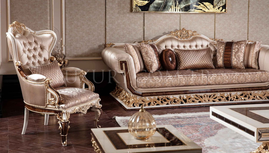 Eritre Bronz Classic Living Room - 4