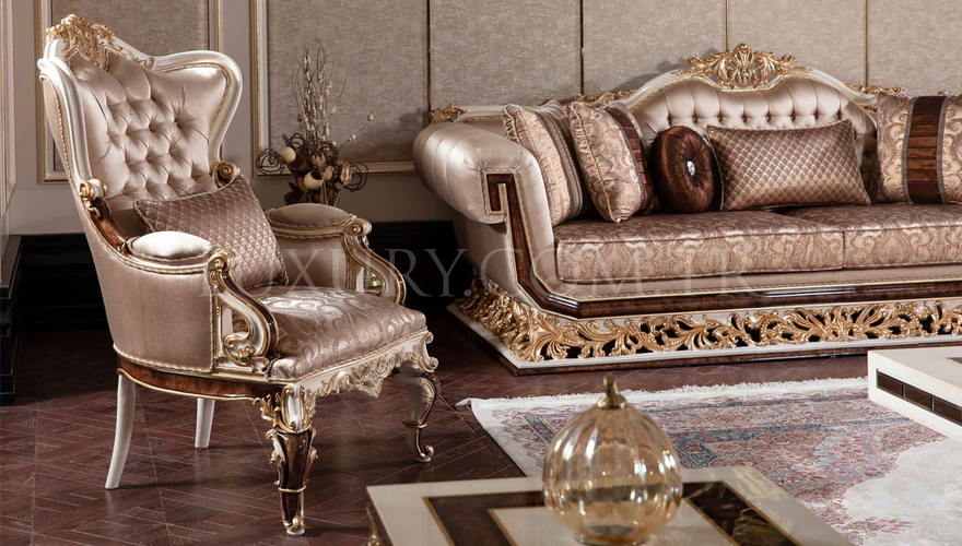 Eritre Bronz Classic Living Room - 5