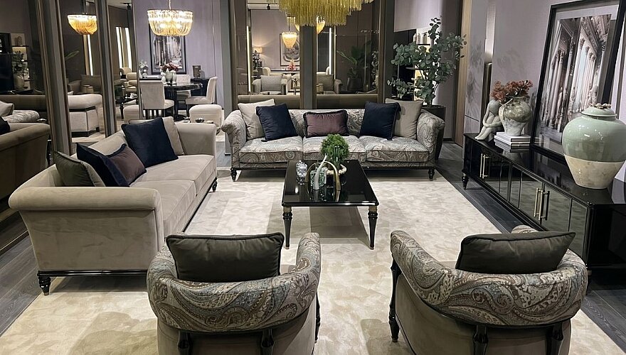 Etro Motifli Modern Koltuk Takımı - 3