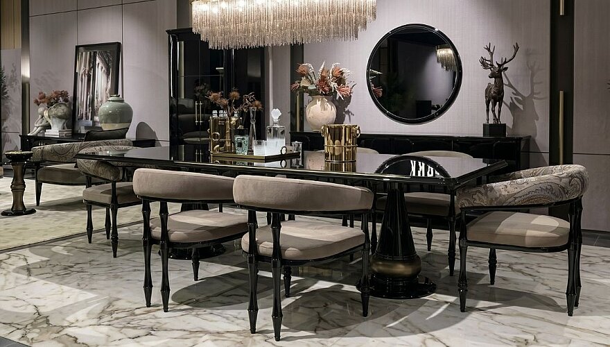Etro Motifli Modern Yemek Odası - 1181