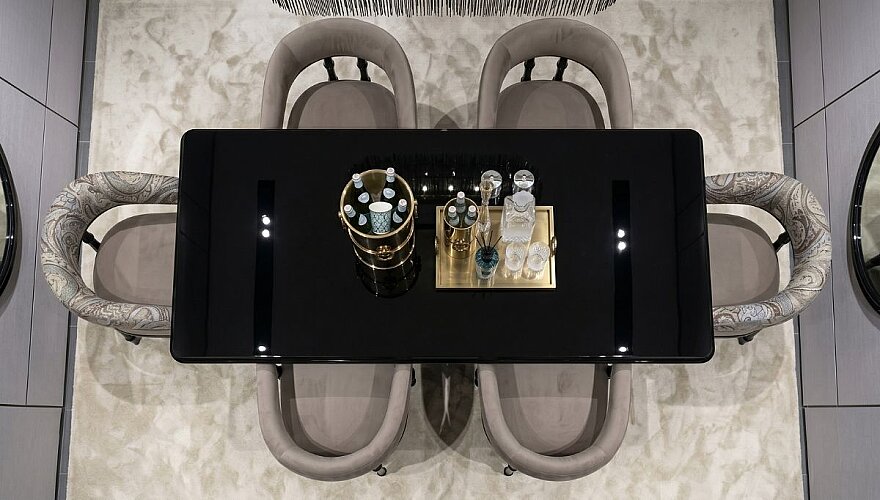 Etro Motifli Modern Yemek Odası - 3