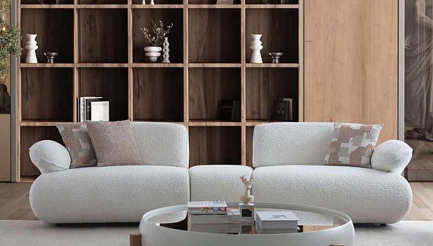 Evania Oval Detaylı Koltuk Takımı - 4
