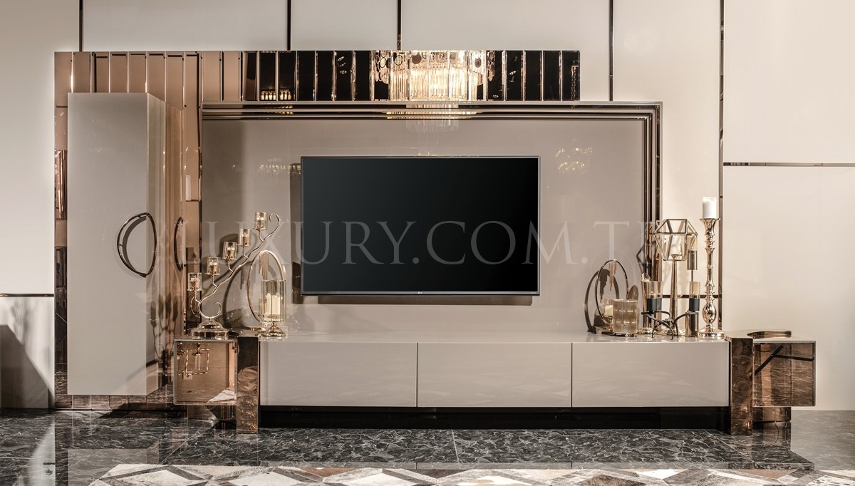 Evora Luxury Metal TV Ünitesi Luxury Mobilya