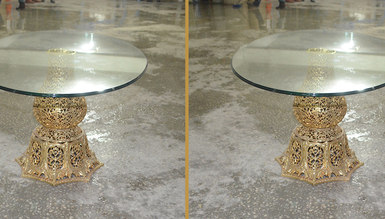 Eyfel Bronz Coffee Table - 1050