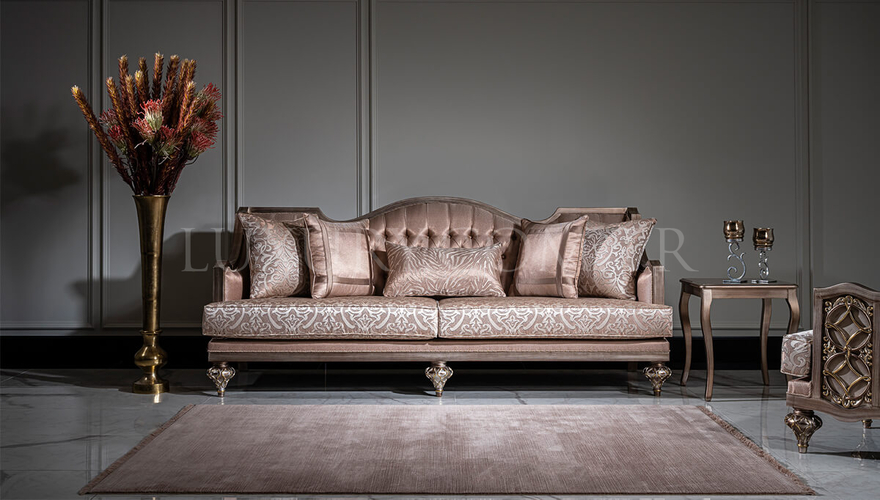 Feris Classic Gray Sofa Set - 15