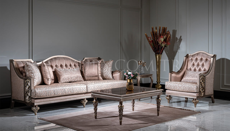 Feris Classic Gray Sofa Set - 14