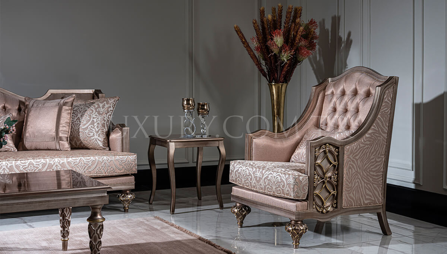 Feris Classic Gray Sofa Set - 16