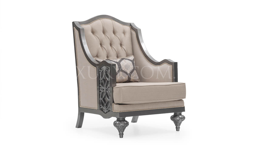 Feris Classic Gray Sofa Set - 9